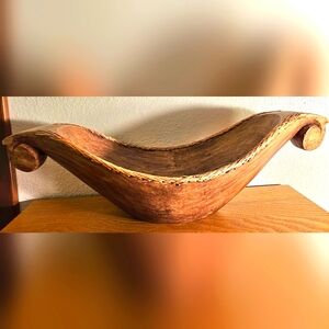 Wood BOWL Decor Rustic Boho Farmhouse